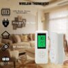 DIGITEN Wireless Thermostat Plug in Digital Temperature Controller Outlet Programmable Thermostat with Build-in Temperature Sensor Remote Control Greenhouse Thermostat Outlet Plug for Heater - Image 4