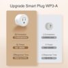 GHome Smart Plug 5GHz, 15A WiFi Smart Plugs That Work with Alexa and Google Home, Smart Home WiFi Outlet with Remote Control & Timer, 5GHz and 2.4GHz Wi-Fi Compatible, ETL FCC Listed, White, 4 Pack - Image 3