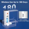 Smart Pet Water Fountain, 3L/100oz Automatic Cat Water Fountain, Rechargeable and No Filter Dog Water Dispenser, 2025 Wireless Ultra Quiet Pet Drinking Dispenser for Cats and Small Dogs - Image 4