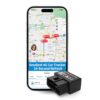 Benbengo OBD GPS Tracker for Vehicles, Small Plug in Car GPS, 5-Day Free Trial, 10-sec Real Time, OBD2 Speed Tracker for Teens & Fleet, Mileage Track,1-Year Trip, Driving Behavior, Low Subscription