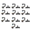 Haofy G Type Refraction Micro Nozzles, 10Pcs Rotating Watering Sprinkler Irrigation Equipment, for Public Green Space, Garden Gardening, Home Gardening and Agricultural Irrigation - Image 9