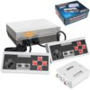 ANGFA Retro Game Console, Retro Gaming Console HDMI and AV Output 8-Bit Classic Game Console with Built-in 620 Games and 2 Retro Controller for Christmas Birthday