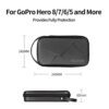 TELESIN Carry Case Waterproof Hard Carrying Bag for GoPro Max Hero 13 12 11 10 9 8 7 6 5 Insta360 X2 X3 GO3 Ace Pro DJI Action 3 4 5 Pocket 3 Battery Charger Strap Mount Accessories - Image 6
