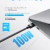 Anker USB C to USB C Cable (6FT, 2Pack), Type C 100W Charger Cord Fast Charging for iPhone 16 Series,MacBook Pro 2020,Pixel And More(USB 2.0,Black) - Image 2