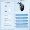 Microcurrent-Facial-Device, 5-in-1 Microcurrent Multifunctional Facial Massager, Face Roller Face Massager for Skin Care, Glossy Black - Image 5