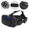 Xiaokeis Virtual Reality VR Headset 3D Glasses, VR Headset Support 4.7-7 Inch Version Virtual Reality Glasses Stereo Headphones 3D Glasses, VR Glasses for TV, Movies, Video Games(Black) - Image 3