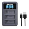 Batmax 3Packs AHDBT-401 1680mAh Battery + LED 3Slots USB Charger for Gopro Hero 4 Battery Go Pro Hero4 AHBBP-401 Action Camera Accessories - Image 7