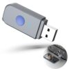 VONVOFF USB Bluetooth Car Kit [Stronger Mics& Noise Cancellation] &[Plug-and-Play] Bluetooth 5.3 Receiver Adapter for Car Music/Hands-Free Calls/Stereo Audio,(H222) Grey