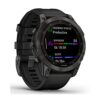 Garmin fenix 7 Solar, adventure smartwatch, with Solar Charging Capabilities, rugged outdoor watch with GPS, touchscreen, health and wellness features, slate gray with black band - Image 3