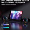Waterproof Bluetooth Speaker IPX7, Shower Speaker with Dynamic Lights, TWS Mode, Loud Stereo Sound, Robust Bass, Portable Wireless Speaker with 24H Playtime for Home, Outdoor/Kayak/Gift for Men, Women - Image 7