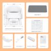 PetPivot Autoscooper 11 Open-Top Self Cleaning Cat Litter Box, Automatic Cat Litter Box for Multiple Cats with Trash Bags and Litter Mat Included, White - Image 6