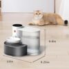 Smart Pet Water Fountain, Automatic Wireless Cat Water Fountain No Filter,Removable 3L Automatic Water Feeder Pet Water Dispenser Self Cleaning Water Fountain for Cats - Image 2