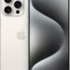 Apple iPhone 15 Pro Max, 256GB, White Titanium - Unlocked (Renewed)