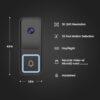 Feit Electric Smart Doorbell Camera, Wired 2K HD Video, Night Vision, Motion Detection, Two-Way Audio, Alexa/Google Assistant Compatible, App Control, Wireless Chime Included, CAM/Door/WiFi/G2 - Image 2
