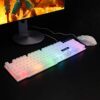 CHONCHOW RGB Gaming Keyboard and Mouse Combo,USB Wired Light Up Keyboard, Rainbow LED Lit Backlight Keyboard Mouse Set for Computer Windows PC PS4 Xbox Laptop iMac Resberry Pi - Image 7