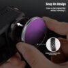 NEEWER Snap On ND Filter Set Compatible with DJI Osmo Action 3/4/5 Pro, 4 Pack ND8+ND16+ND32+CPL Neutral Density Polarizing Action Camera Accessories, Multicoated HD Optical Glass, FL-A76 - Image 3
