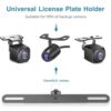 Naponal Stainless Steel Backup Camera License Plate Mount,Dash Cam Rear View Camera Bracket, Car Back up Camera Mount, Mirror Camera Rear Camera Bracket,Dashcam Rear License Plate Camera Holder - Image 6