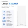 Linksys Atlas WiFi 6 Router Home WiFi Mesh System, Dual-Band, 2,000 Sq. ft Coverage, 25+ Devices, Speeds up to (AX3000) 3.0Gbps - MX2000 1-Pack,White - Image 2