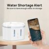 Living Enrichment Cat Water Fountain, 68oz/2L Smart Pet Water Fountain, Ultra Quiet Automatic Cat Water Dispenser, Easy to Clean and Assemble, APP Control, More Feeding Mode, Water Level Alarm - Image 6