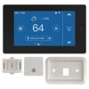 MOES Smart Programmable Thermostat for Home with Zone Remote Sensor and C-Wire Adapter, Tuya/Smart Life Remote Control Work with Alexa and Google Assistant, 7 Day Programmable, C-Wire Optional, 24VAC