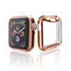 SYGYAZGZVW 10pcs/Full Case Compatible With Watch Case 44mm 42mm 40mm 38mm Series 6 5 4 3 2 1 SE Protector Accessories Watch case(Rose Gold,42mm Series 321)