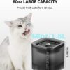 PETKIT New Cat Water Fountain with Wireless Pump, Ultra Quiet 65oz/1.85L Pet Water Fountain for Cats and Dogs Inside, Detachable Design Easy to Clean and Assemble, Filters Included - Image 2