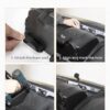 KEMIMOTO Tablet Mount Storage Box Compatible with 2023+ CFMOTO ZForce 950 Sport & Trail/ZForce 800 Trail G2, Electric Device GPS Mount Phone Holder Adjustable Navigation Tablet Holder - Image 5
