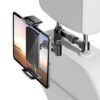 Tryone Car Headrest Tablet Holder Mount Stretchable Backseat Tablets Stand for Kids, Car Seat Mounts Compatible with iPad Pro 12.9 Air Mini, iPhone, Galaxy Tab, Switch, All 4.7-12.9" Screen Devices