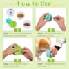 HIPPIH Dog Puzzle Toy 2 Pack, Interactive Dog Toys for Treat Dispensing, Durable Puppy Toys for Teething, Dog Treat Ball for Teeth/Slow Feeder/IQ Training/Playing, Blue-2.75‘’, Green-3.14‘’ - Image 7