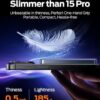 MOVE SPEED 2025 Upgraded 0.5‘’ Ultra Slim MagSafe Portable Charger 10,000mAh Magnetic Card Power Bank,Battery Pack for iPhone 16/15/14/13/12,Travel Essential, for Men Woman,Glacier Gray - Image 3
