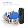 Hubposh Wi-Fi Smart Video doorbell Camera Wireless with Motion Detection, Night Vision, Cloud Storage, Two Way Audio, Chime Ringer Included (Black) - Image 7