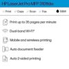 HP LaserJet Pro MFP 3101fdw Wireless Black & White All-in-One Laser Printer, Scanner, Copier, Fax, Best-for-Office (3G628F) - Image 2