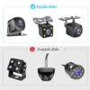 PixelMan Rear Camera Mount, Dash Cam Car Rear Camera Rear Window Holder, Rearview Camera Rear Windshield Bracket, Backup Camera Car Recorder Mirror Camera Reverse Camera Mount for SUV, Truck, RV, Auto - Image 3