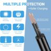 Kado Power Adapter 12V-4A 3A 2.5A 2A 1.25A 1A AC/DC Power Cord 5.5x2.1mm with 8 Tips Made for Sceptre Monitor, Echo Smart Speaker & Display, Webcam, Router, Mini PC, Projector, CCTV, Bluetooth Speaker - Image 2