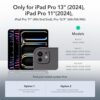 ESR 2 Pack Camera Lens Protector Compatible with iPad iPad Pro11/13 2024, Pro 12.9/11 Inch (2022/2021/2020), 9H Anti-Scratch Tempered Glass, HD Clarity, 3D Full Coverage - Image 2