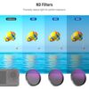 NEEWER Snap On ND Filter Set Compatible with DJI Osmo Action 3/4/5 Pro, 4 Pack ND8+ND16+ND32+CPL Neutral Density Polarizing Action Camera Accessories, Multicoated HD Optical Glass, FL-A76 - Image 5