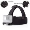 VVHOOY Action Camera Accessories Head Strap Mount Chest Harness Compatible with AKASO EK7000 Brave 4 Brave 7 LE V50X Native/GoPro Hero 13 12 11 10 9 8 7 6 5/VEMONT/Dragon Touch/HLS/Apexcam/REMALI - Image 2