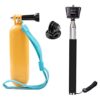 Action Camera Selfie Stick Floating Handle Grip Compatible with Gopro Hero 13 12 11 10 9 AKASO EK7000 Brave 7 LE Brave 4 V50, Dji Osmo Action 5 pro, Osmo Action 4, Apexcam, Sjcam, Icefox Action Camera