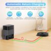AIRROBO Robot Vacuum and Mop Combo, Self-Emptying, 60-Day Capacity, Home Mapping, Schedule, Wi-Fi/App/Alexa/Remote, 180mins Runtime, T20+ Robotic Vacuum Cleaner for Pet, Hard Floors, Carpet - Image 8