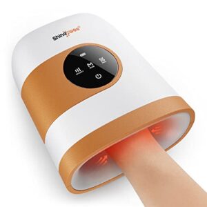 SHINE WELL Leg Massager with Heat and Compression, Leg Massager for Circulation and Pain Relief, Full Leg Massager with 3 Heat 3 Modes 3 Intensities, for Athletes Runner Cyclist, FSA HSA Approved