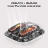 ROTAI Vibration Foot Massager Multi Relaxations and Pain Relief Rotating Acupressure Electric Foot Circulation Device with Remote Control (White) - Image 5