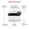 Canon Color imageCLASS MF656Cdw - Wireless Duplex Laser Printer, All-in-One with Copier, Scanner, Fax, Auto Document Feeder, Mobile Ready, 3 Year Limited Warranty, 22 PPM, White - Image 3