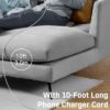 i Phone Charger 10Ft Fast Charging, MFi-Certified, 20W PD Block with 6Ft Cable, Type C Travel Plug & Ligt ning Cord for IP 14/13/12/11, i Pad & More [2 Pack] - Image 3