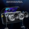 Ikarao Smart Karaoke Machine, Built-in 10.1" Screen Lyrics Display for Adults Kids, 2 Auto Charging Wireless Microphones, Portable Bluetooth Speaker PA System with WiFi, HDMI for Home TV Outdoor Party - Image 5