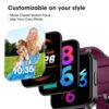 EURANS Smart Watch 41mm, Full Touchscreen Smartwatch, Fitness Tracker with Heart Rate Monitor & Blood Oxygen, IP68 Waterproof Pedometer Watch for Women Men Compatible with iOS & Android Phones - Image 5