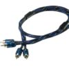 Scosche EFX Delta D6 2-Channel Multi-Core Twisted Pair RCA Interconnect Audio Cables - 2CH OFC Car Stereo Connector Cable - 6 Foot Male to Male - Image 2