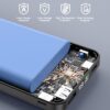 podoru for Magsafe Battery Pack, Foldable 10000mAh Wireless Portable Charger with USB-C Cable LED Display 22.5W PD Fast Charging Magnetic Power Bank for iPhone 16/15/14/13/12 All Series-Black - Image 7