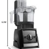 Vitamix 12-Cup Food Processor Attachment with SELF-DETECT™, Compatible with Ascent and Venturist Series, Black - Image 10