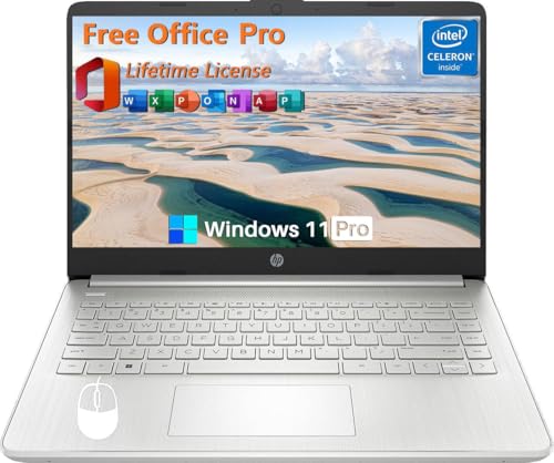 HP 15.6" Business Laptop, Free Microsoft Office 2024 Lifetime License, Copilot AI Chat, HD Touchscreen Display, Intel 6-Core i3-1215U 4.4 GHz, 16GB RAM, 1TB SSD, Long Battery Life, Windows 11 Pro