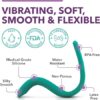 IntimateRose Vibrating Pelvic Wand, Pelvic Floor Muscle Trigger Point Massager, Perineal Massage Tool for Pelvic Physical Therapy & Pain Relief, BPA-Free, Latex-Free (Vibration) - Image 5